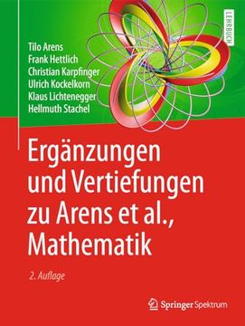 portada Ergänzungen und Vertiefungen zu Arens et Al. , Mathematik (in German)