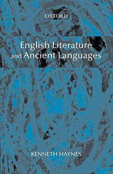 portada English Literature and Ancient Languages 