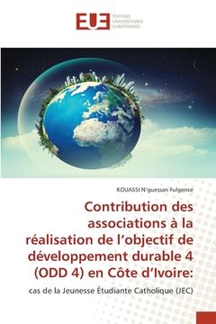 portada Contribution des associations à la réalisation de l'objectif de développement durable 4 (ODD 4) en Côte d'Ivoire