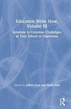 portada Education Write now Volume iii (en Inglés)