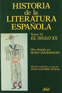 portada Historia Literatura Española. El Siglo xx (Ariel Letras) (in Spanish)