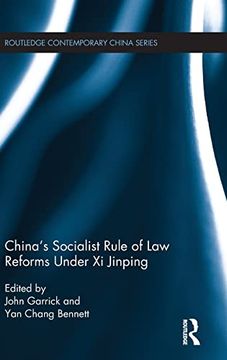 portada China's Socialist Rule of law Reforms Under xi Jinping (Routledge Contemporary China Series) (en Inglés)