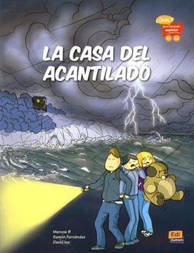 portada La Casa del Acantilado: Levels a1 & a2: Comics Para Aprender Espanol (in Spanish)
