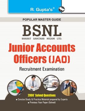 portada BSNL Junior Accounts Officers (JAO) Examination Guide (en Inglés)