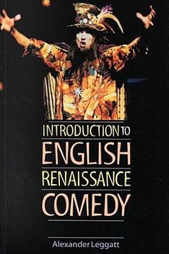 portada introduction to english renaissance comedy