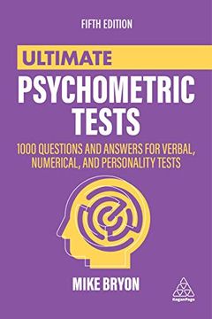 portada Ultimate Psychometric Tests: 1000 Questions and Answers for Verbal, Numerical, and Personality Tests (Ultimate Series) (en Inglés)