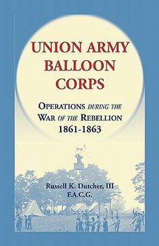 portada union army balloon corps (en Inglés)