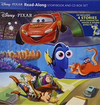 portada Disney-Pixar Read-Along Storybook and cd box set 