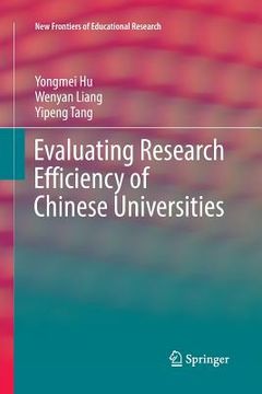 portada Evaluating Research Efficiency of Chinese Universities (en Inglés)