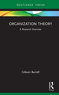 portada Organization Theory: A Research Overview (State of the art in Business Research) (in English)