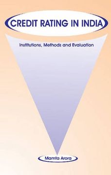 portada Credit Rating in India: Institutions, Methods & Evaluation (en Inglés)