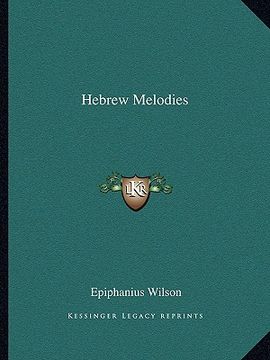 portada hebrew melodies (en Inglés)