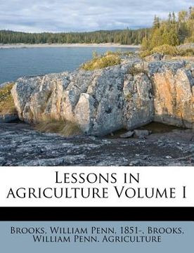 portada lessons in agriculture volume i (en Inglés)