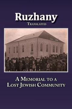 portada translation of rozana - a memorial to the ruzhinoy jewish community (en Inglés)