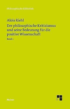 portada Der Philosophische Kritizismus und Seine Bedeutung für die Positive Wissenschaft (en Alemán)