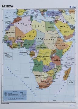 portada Africa, Politico. 70 x 50 cm. Impreso a una Cara a Todo Color;