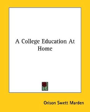 portada a college education at home (en Inglés)