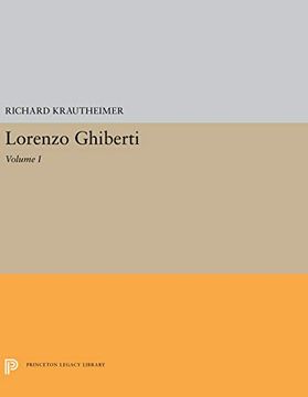 portada Lorenzo Ghiberti: Volume i (Princeton Legacy Library) 