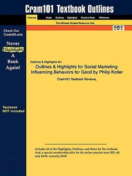 portada studyguide for social marketing: influencing behaviors for good by philip kotler, isbn 9781412956475
