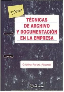 portada técnicas de archivo y documentación en la empresa