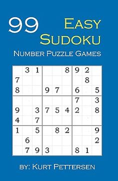 portada 99 easy sudoku number puzzle games (en Inglés)
