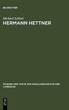 portada Hermann Hettner (Studien und Texte zur Sozialgeschichte der Literatur) (in German)