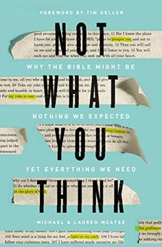 portada Not What you Think: Why the Bible Might be Nothing we Expected yet Everything we Need (en Inglés)