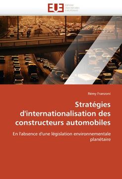 portada Stratégies D'internationalisation des Constructeurs Automobiles (en Francés)