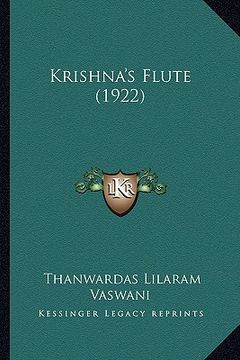 portada krishna's flute (1922) (in English)