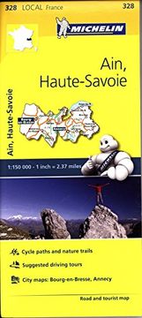 portada Mapa Local Ain, Haute-Savoie (Mapas Local Michelin)