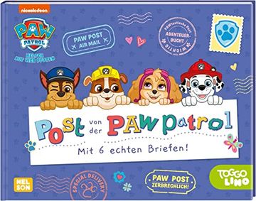 portada Paw Patrol: Post von der paw Patrol: Mit 6 Echten Briefen! | Karten, Spiele, Sticker und Vieles Mehr! (ab 3 Jahren) (in German)