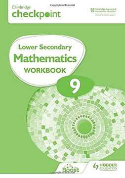portada Cambridge Checkpoint Lower Secondary Mathematics Workbook 9: Hodder Education Group (en Inglés)