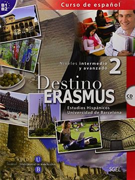 portada Destino Erasmus. Per le Scuole Superiori. Con cd Audio: Destino Erasmus 2 + cd