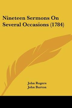 portada nineteen sermons on several occasions (1784) (en Inglés)