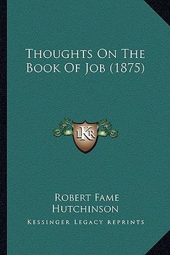 portada thoughts on the book of job (1875) (en Inglés)