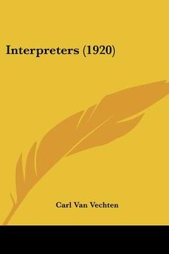 portada interpreters (1920) (en Inglés)