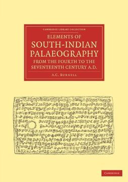 portada Elements of South-Indian Palaeography, From the Fourth to the Seventeenth Century, ad Paperback (Cambridge Library Collection - Linguistics) (en Inglés)