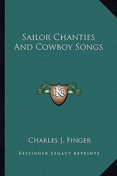 portada sailor chanties and cowboy songs