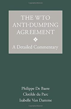 portada The Wto Anti-Dumping Agreement: A Detailed Commentary (en Inglés)