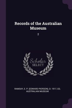 portada Records of the Australian Museum: 2 (en Inglés)