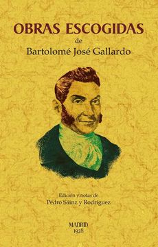 portada Obras Escogidas de Bartolomé Gallardo