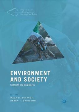 portada Environment and Society: Concepts and Challenges 