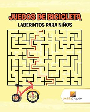portada Juegos de Bicicleta: Laberintos Para Niños