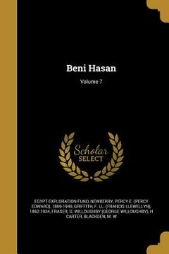 portada Beni Hasan; Volume 7 (en Inglés)
