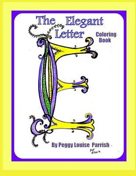 portada The Elegant Letter E Coloring Book (en Inglés)