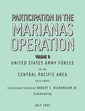 portada participation in the marianas operation volume ii (en Inglés)