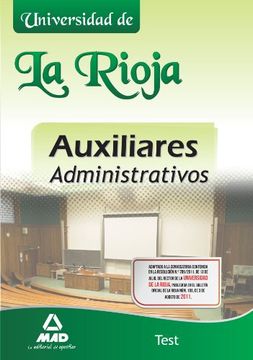 portada Auxiliares administrativos de la Universidad de la Rioja. Test