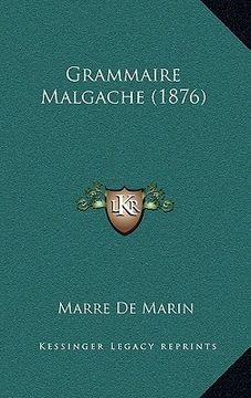 portada Grammaire Malgache (1876) (en Francés)