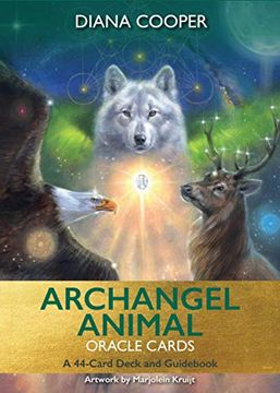 portada Archangel Animal Oracle Cards: A 44-Card Deck and Guid (en Inglés)