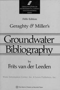 portada geraghty & miller's groundwater bibliography (en Inglés)